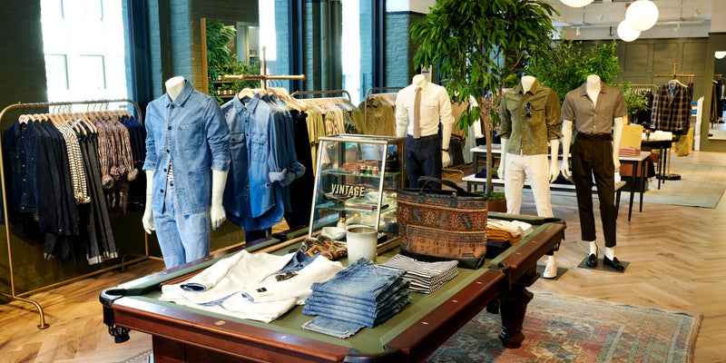 Brooklyn - Entryway - Denim, Vintage Display, Shirts