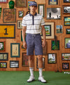 Todd Snyder x FootJoy Wide Stripe Yarn-Dyed Pique Polo In Blue