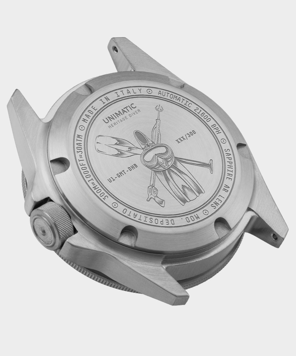 UNIMATIC U1-GMT-DHB Heritage Diver Watch