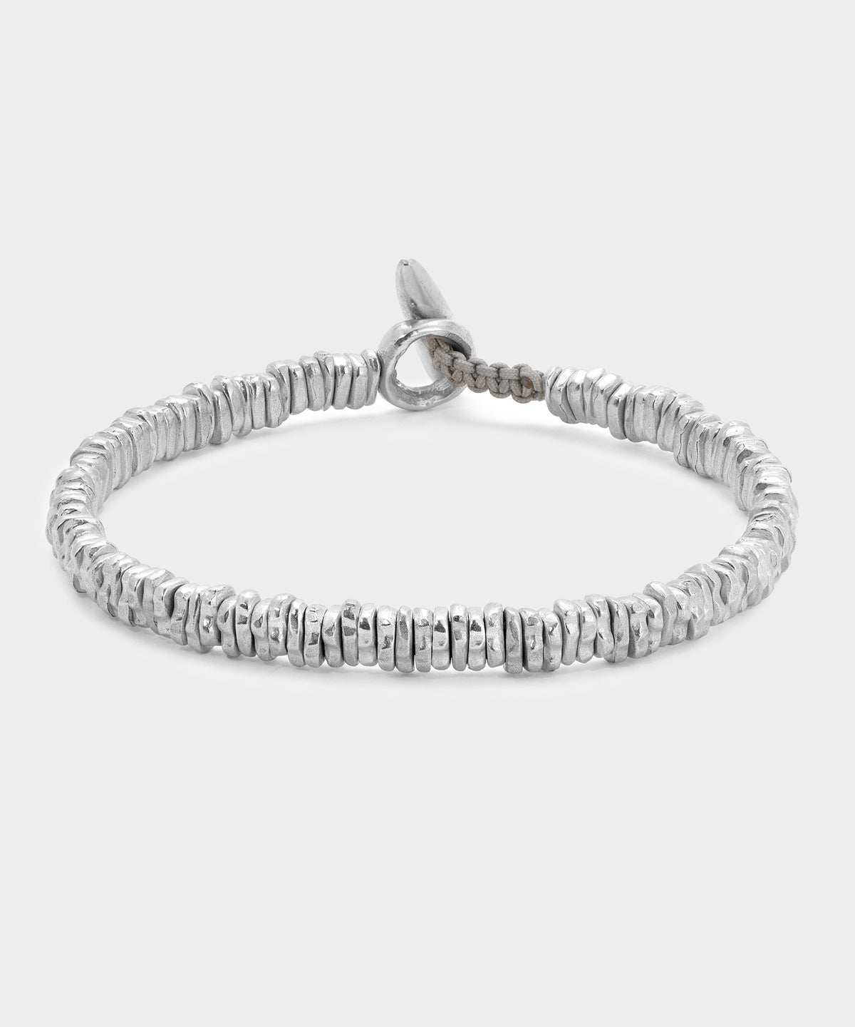Maor Sterling Silver Meander Small Bracelet