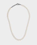 Maor Silver Perla Linka Necklace with White Pearls