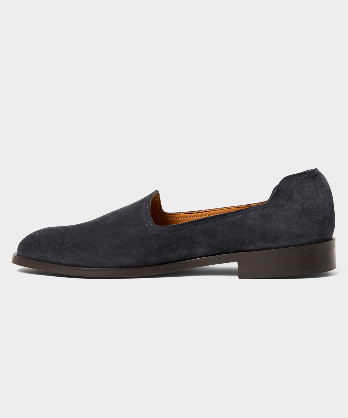 Todd Snyder x Jacques Solovière Suede Slippers in Black