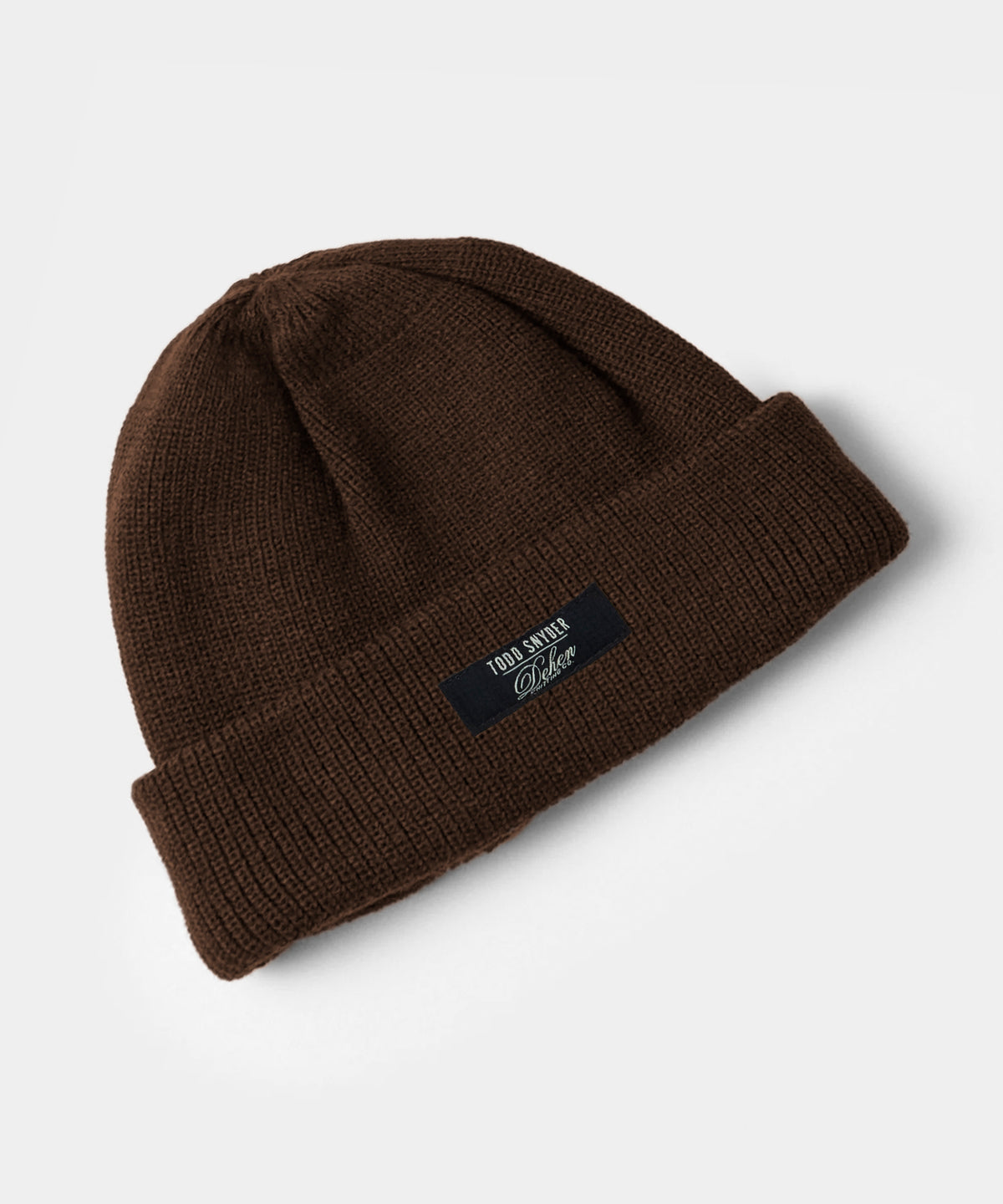Todd Snyder x Dehen Knit Watch Cap in Dark Mocha