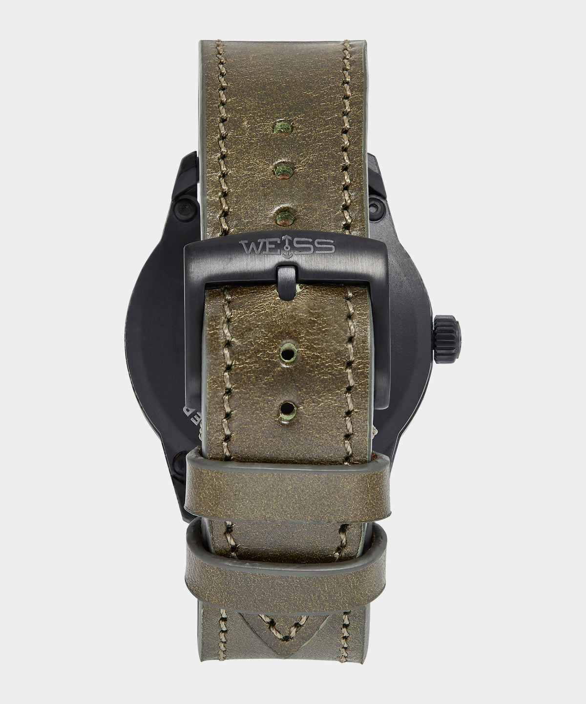 Todd Snyder x Weiss Watch Company 38MM Standard Issue Watch in Forest Ranger