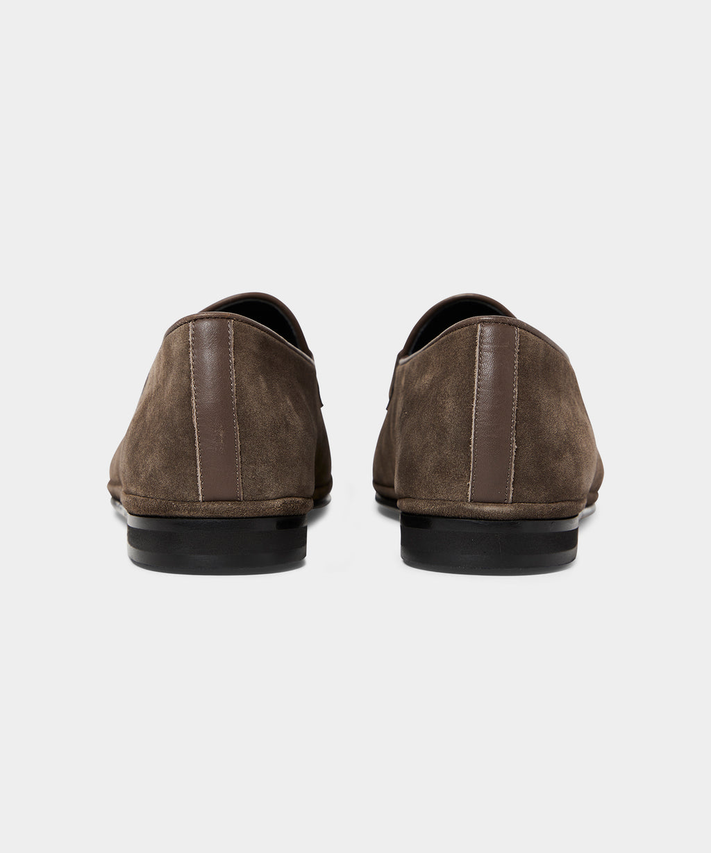 Todd Snyder X Rubinacci Unlined Suede Penny Loafer