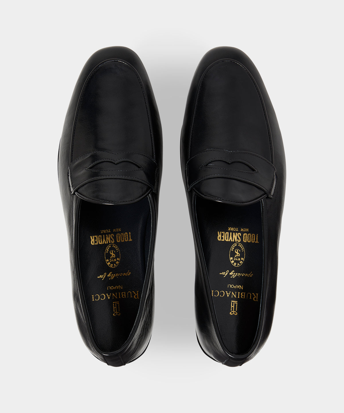 Todd Snyder X Rubinacci Unlined Leather Penny Loafer