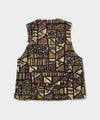 Beams+ Adventure Vest Batik Print Nylon