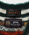 Beams + Cricket Fair Isle Vest British Wool 5G