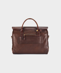 Bennett Winch Leather Brief in Brown Leather