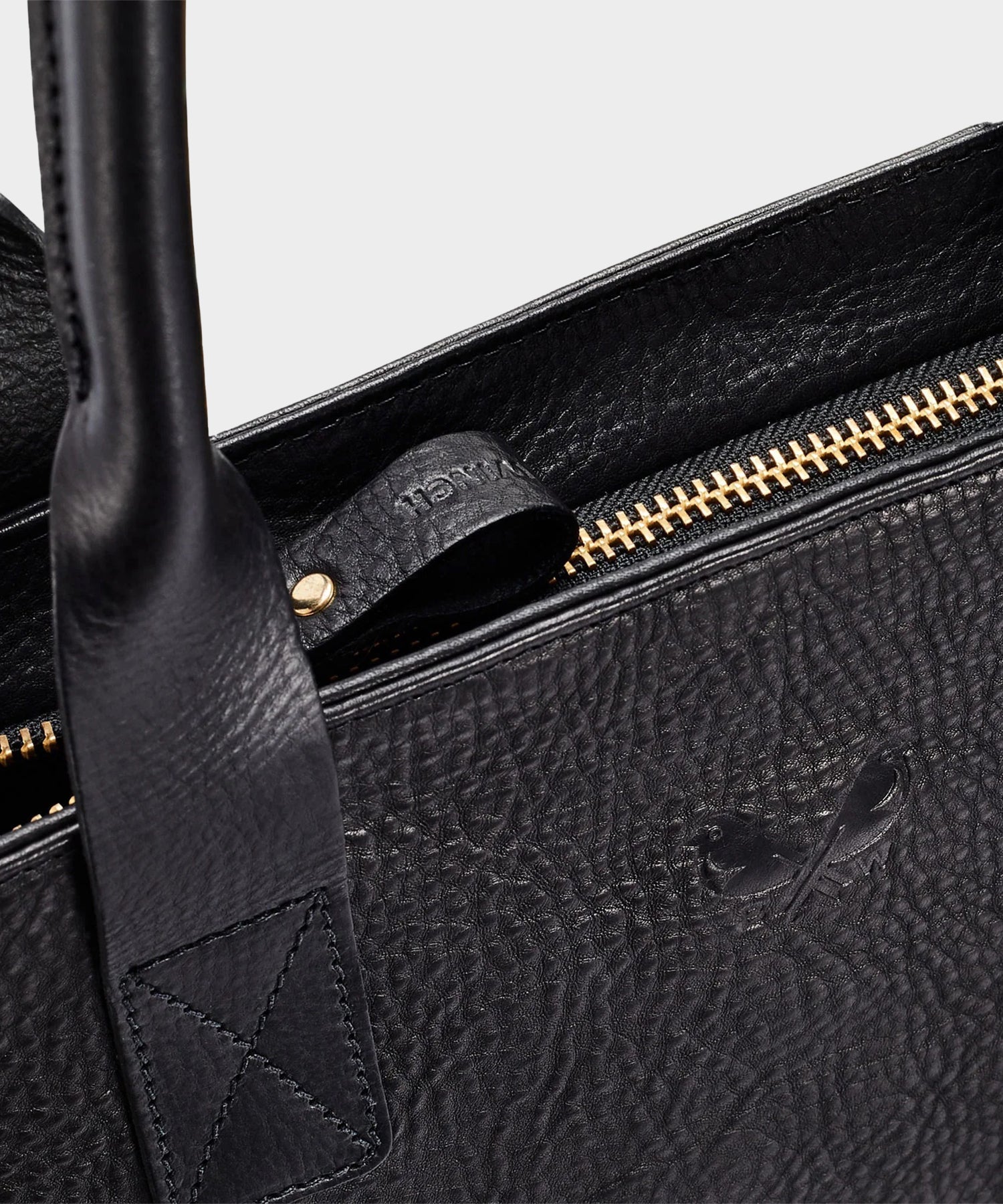 Bennett Winch Leather Tote in Black – Todd Snyder