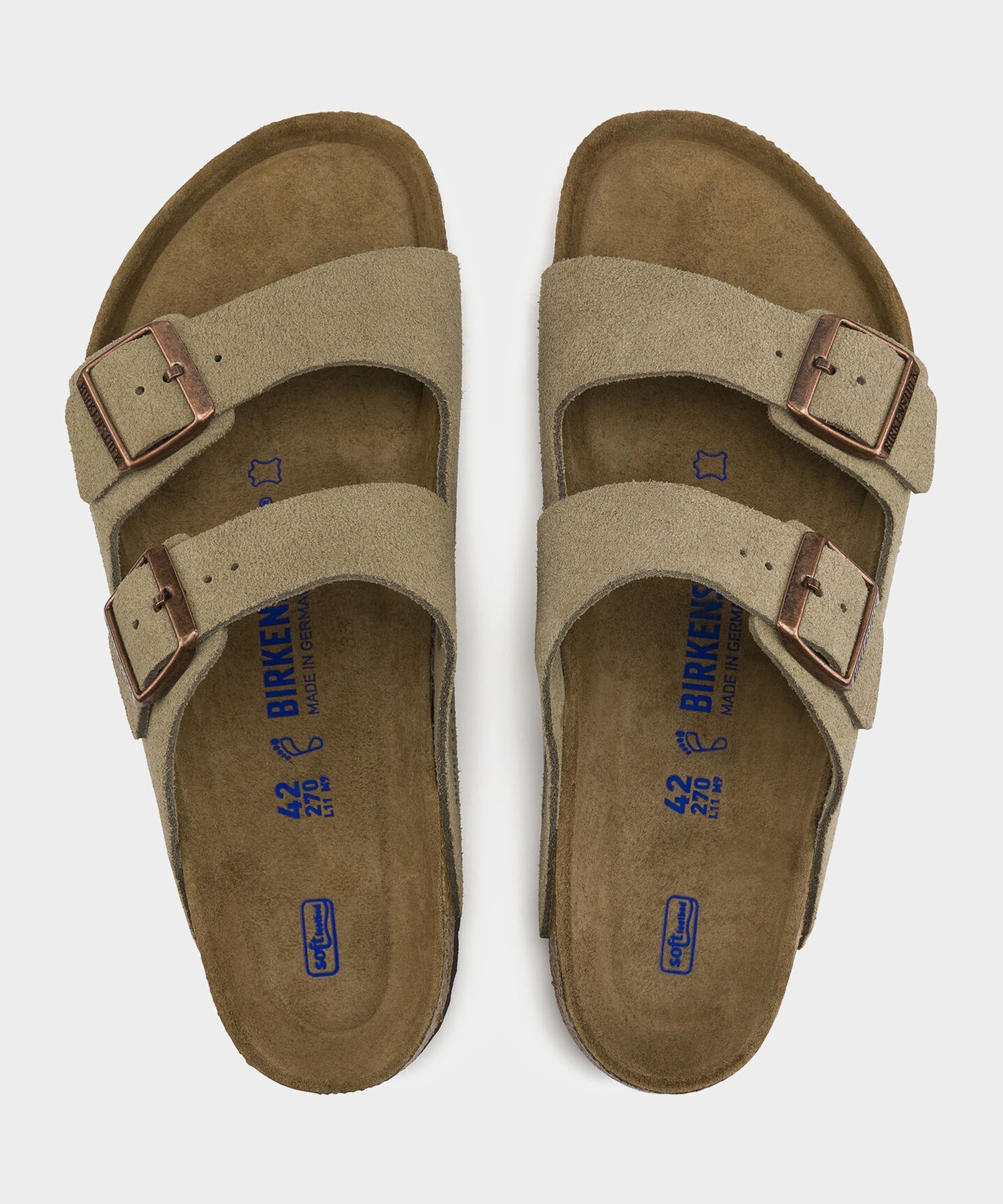 Birkenstock Arizona Soft-Footbed Sandal in Taupe Suede – Todd Snyder