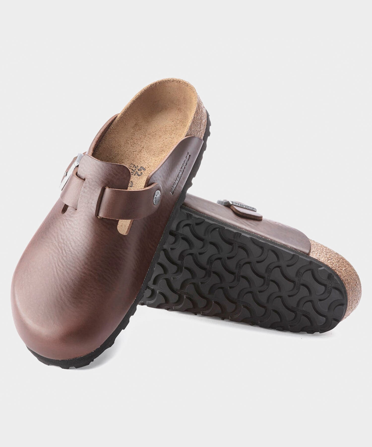 美品 BIRKENSTOCK boston 25 レザー ブラウン ハバナ 39 Birkenstock Boston Grip Clog in Vintage Brown Leather – Todd Snyder