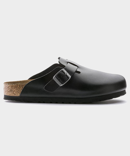 Birkenstock Boston in Black Amalfi Leather – Todd Snyder