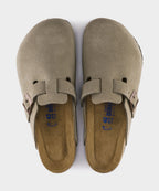 Birkenstock Boston Clog in Taupe