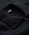Brushed Merino Wool Jacket in Black