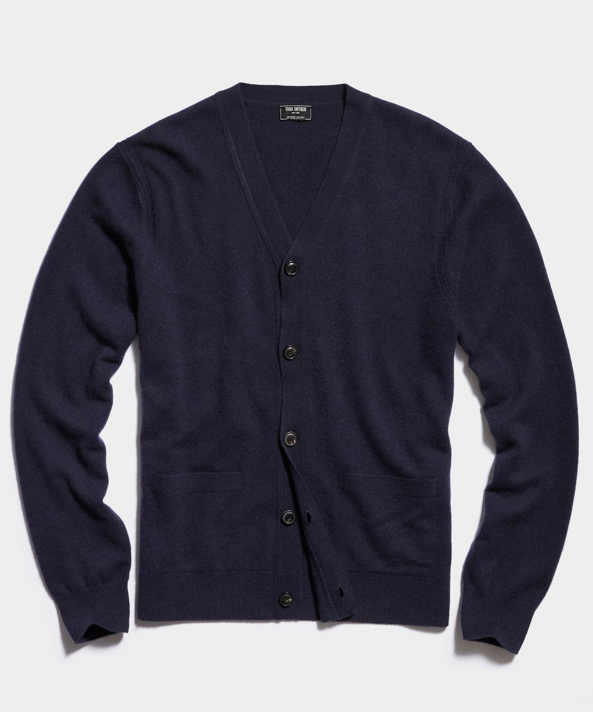 Cashmere Cardigan in Navy