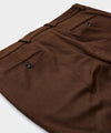 Cashmere Sutton Suit Pant in Chocolate
