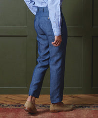 Chambray Linen Madison Suit Pant