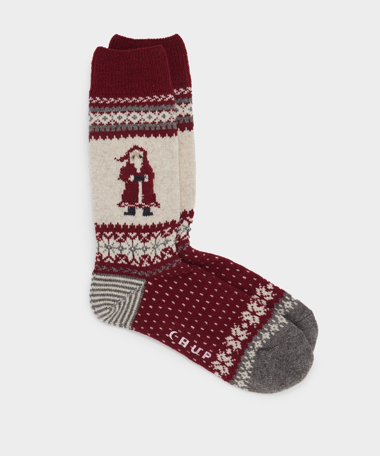 Chup Santa Wool Sock in Red
