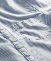 Classic Fit Favorite Oxford Long-Sleeve Shirt in Blue Stripe