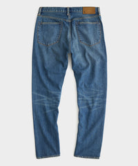 Classic Fit Selvedge Jean in Worn Wash