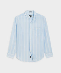 CLASSIC FIT SUMMERWEIGHT FAVORITE SHIRT IN SKY AWNING STRIPE