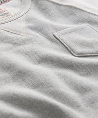Champion Colorblock Pocket Sweatshirt in Grey Mix