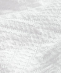 Cotton Jacquard Short in White