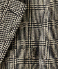Cream Glen Plaid Sutton Suit Jacket