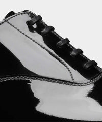 Crockett & Jones Overton Black Tie Shoe in Black Patent