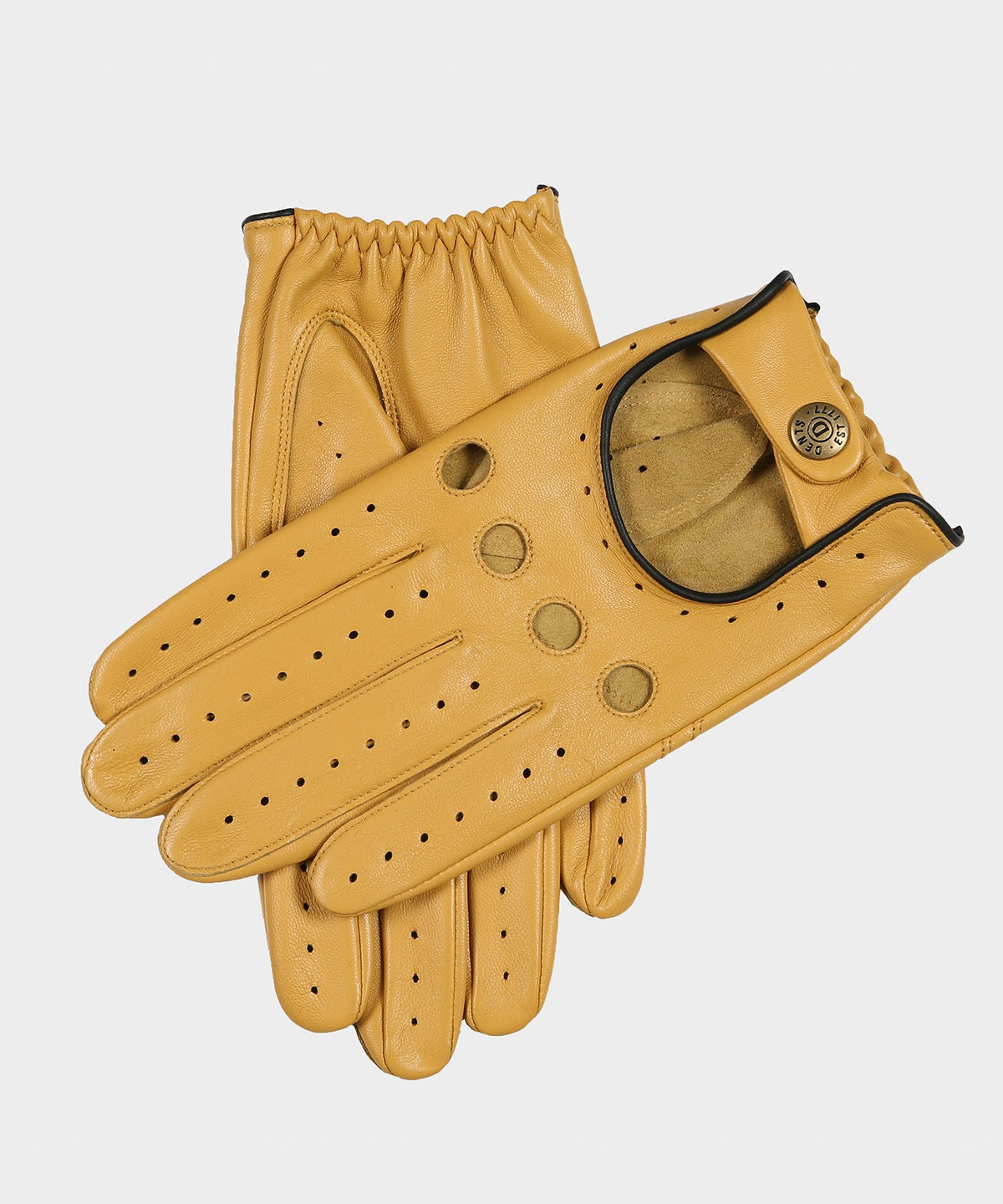 Dents Delta Leather Driving Glove in Cork