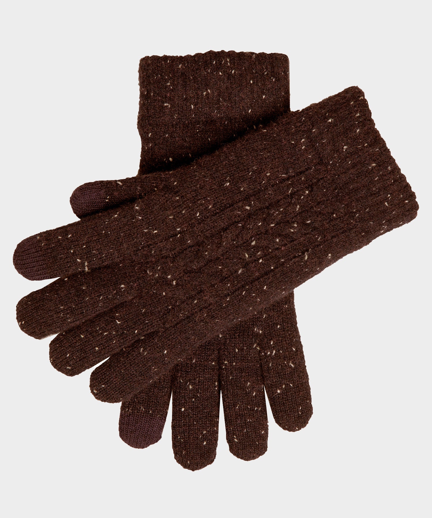 Dents Lacock Donegal Glove in Chocolate