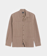 Dobby Chore Shirt in Brown