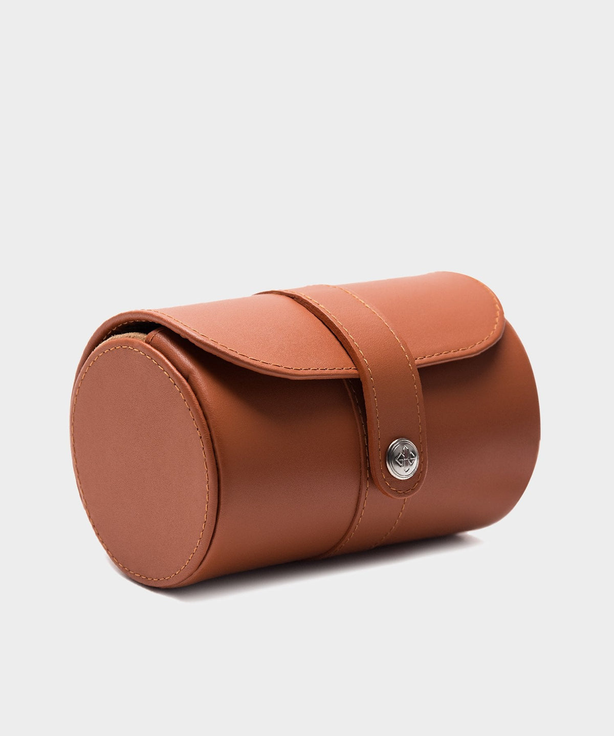 Ettinger Capra Double Watch Roll in Tan