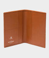 Ettinger Capra Passport Case in Tan