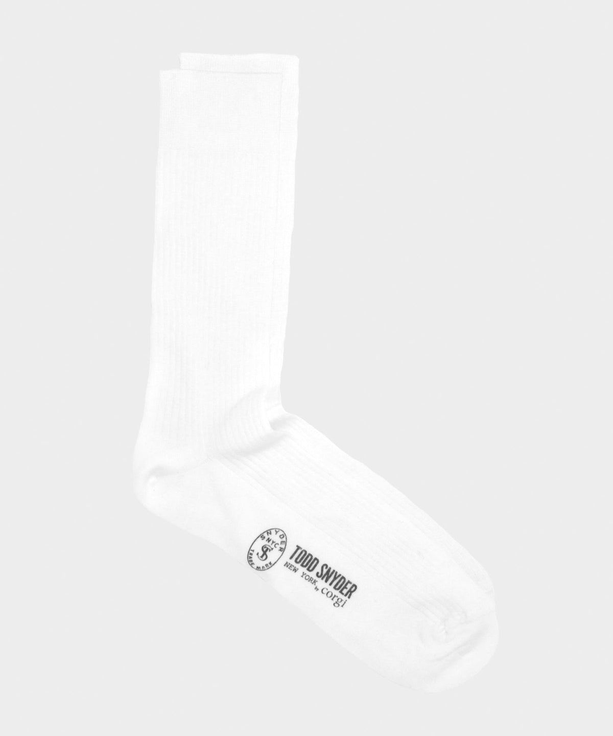 Todd Snyder x Corgi Sock in White