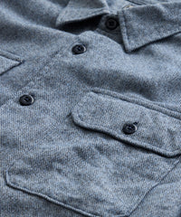 Flannel Utility Shirt in Navy
