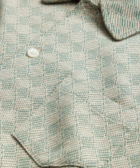 Full-Placket Double Knit Polo in Studio Green