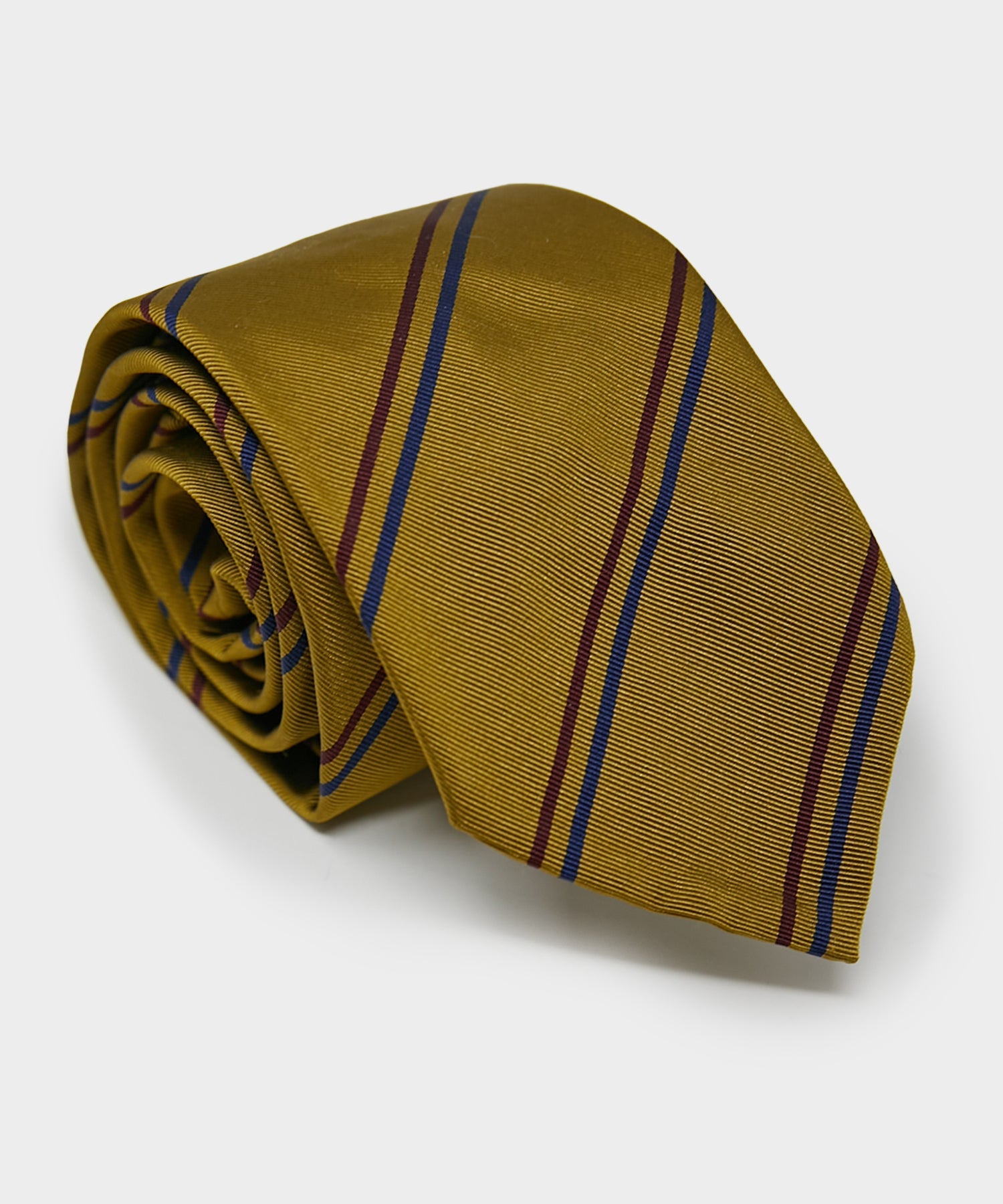 Gold Double Stripe Tie