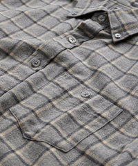 Grey Grid Flannel Shirt