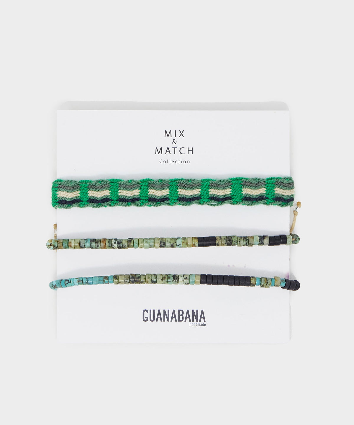 Guanábana Green Bracelet Set
