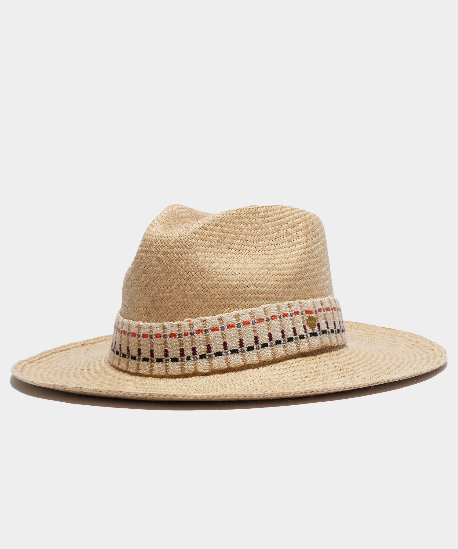 Guanábana Panama Hat with Beige Grid Band