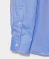 Hamilton + Todd Snyder Blue Herringbone Dress Shirt