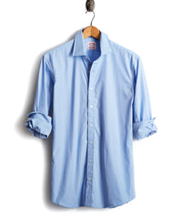 Hamilton + Todd Snyder End on End Dress Shirt in Blue