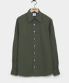 Hamilton + Todd Snyder Long Point Collar Shirt in Olive