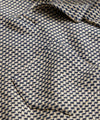 Houndstooth Knit Polo in Classic Navy