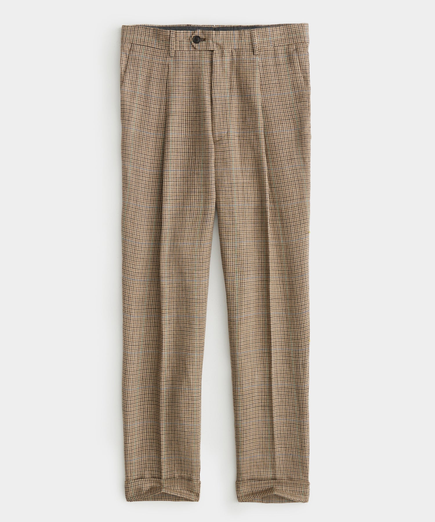 Houndstooth Madison Pant in Brown