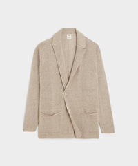 INIS MEÁIN LINEN RELAXED JACKET IN Natural