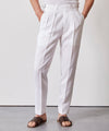 Irish Linen Casual Suit in White