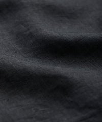 Irish Linen Field Jacket in Black